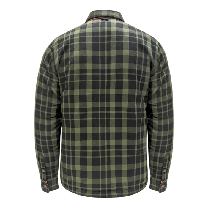 Veste en flanelle réversible pour hommes avec fermeture par boutons-pression – Image 2