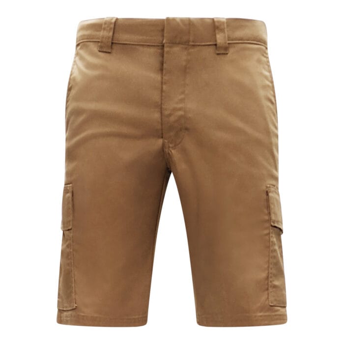 TK-E4000 Men’s Stretch Cargo Work Short in Dark Sand - Front