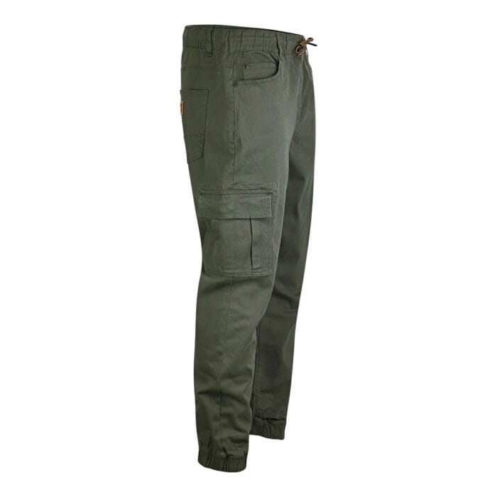 Pantalon cargo extensible en sergé Jogger pour hommes – Image 2