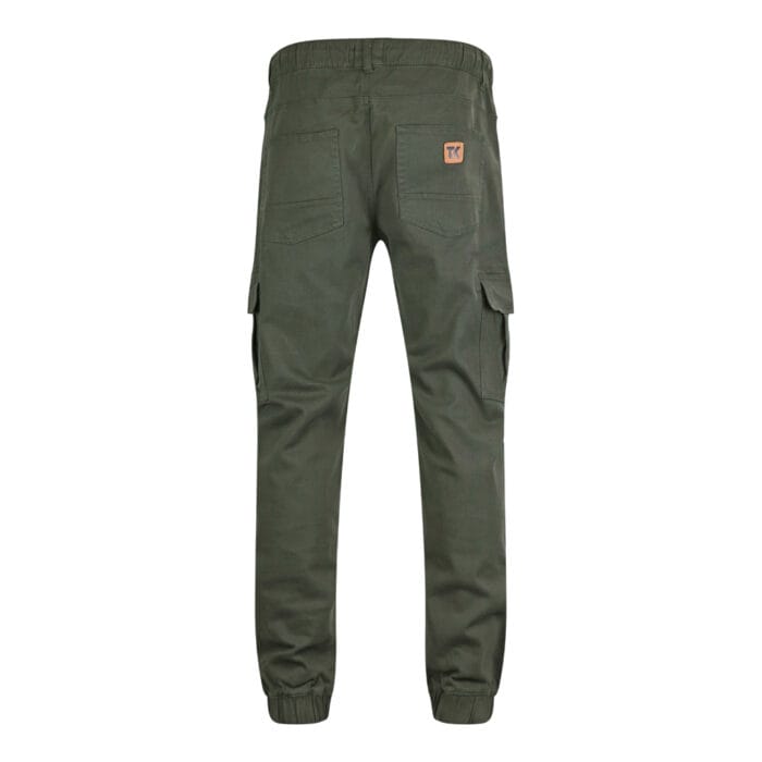 Pantalon cargo extensible en sergé Jogger pour hommes – Image 3